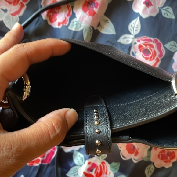 Rebecca Minkoff Black Small Leather Bucket Crossbody Two Tone Hardware - Picture 9 of 12